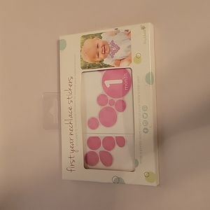 First Year Necklace Stickers